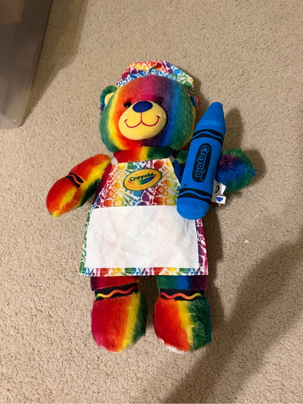Build-A-Bear Workshop Crayola Teddy Cub 16-inch retired plush bear April 2021